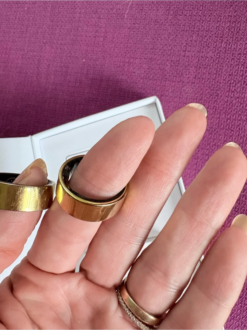 2 Ultrahuman AIR Smart Ring - Gold - size 7